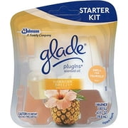 Glade PlugIns Scented Oil Starter kit, Air Freshener, Hawaiian Breeze, 1.34 oz