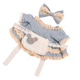thumbnail image 5 of MERIGLARE Figure Checkered Dress Make Your Own Dolls Comfortable Stylish Costumes DIY Cute Dress up Doll Clothing for 7.87'' Doll Blue, 5 of 8