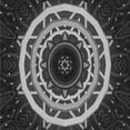 thumbnail image 1 of Ahgly Company Machine Washable Indoor Square Transitional Charcoal Black Area Rugs, 5' Square, 1 of 7