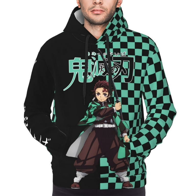 Unisex Adult Demon Slayer Tanjiro Kamado Pullover Hoodie Novelty Anime Outerwear Long Sleeves Hooded Sweatshirt For Men Women Walmart