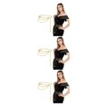 thumbnail image 3 of stanreset Durable Chain Waist Belt For Fashionable Women for Glamorous Smooth Line Party Chain Belts Colorfast 3Set, 3 of 6