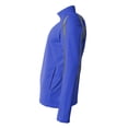 thumbnail image 3 of A4 Spartan Fleece Quarter Zip For Men in Royal/Graphite | N4005, 3 of 3