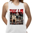 thumbnail image 2 of Horror Halloween Thug Life Women's Muscle Tank Large White, 2 of 5