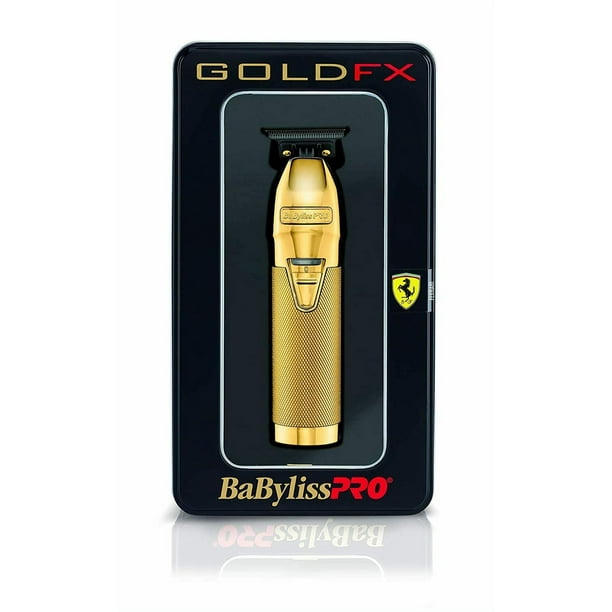 BaByliss PRO FX787G Skeleton Cordless Trimmer GOLD With Bonus KEPSE Neck Duster Walmart Business Supplies