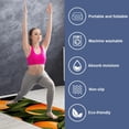 thumbnail image 2 of Tangerine Gym Towel Yoga Blanket with Storage Bag, 72.8"x26.8", Suitable for Yoga, Pilates, Fitness, Etc., 2 of 6