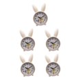 thumbnail image 3 of relayinert Réveil en Forme de Rabbit Deer Mignon pour Chambre Style Nordique Ludique et Attachant Jaune Rabbit 5Ensemble, 3 of 6