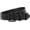 Black, variant on Women Black Casual Leather Belt with Gold Buckle Ladies Dress Belt for Jeans Pants