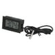thumbnail image 2 of Digital Electronic Temperature Gauge Black ABS LCD Thermometer with External Probe, 2 of 5