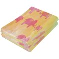 thumbnail image 3 of Dreamtimes Rainbow Gradient Elephant 2 pcs Hand Towels Set, Soft Lightweight Highly Absorbent Towel for Bathroom Toilet Kitchen Beach 28.3x14.4in, 3 of 7