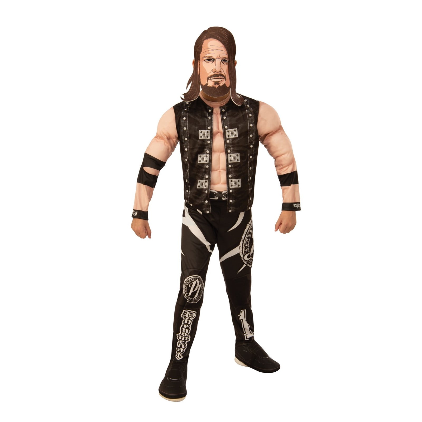 NEW Daniel Bryan WWE Halloween Muscle Costume Cosplay Boys Small 4-6 Large 10-12 