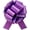Purple, variant on 1PC Large Gold Pull Bow for Gift Wrapping, 14 Inch Glitter Big Ribbon Bow for 50th Anniversary, Corporate Grand Openings, Christmas, Party & Home Decorations, Bikes, Presents, Waterproof (Gold)