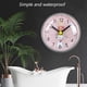 thumbnail image 4 of Mini reloj de pared con ventosa, elegante y sencillo, antivaho, impermeable, para baño, reloj de cocina, 4 of 6