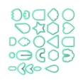 thumbnail image 1 of 24 cortadores para pendientes de arcilla polimérica, accesorios para hacer pendientes geométricos. D-Verde 24 piezas, 1 of 5