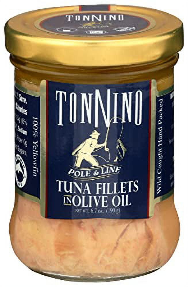 Tonnino, Tuna Fillets Yellowfin Olive Oil, 6.7 Ounce