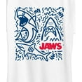 thumbnail image 3 of Jaws - Shark Doodles - Women's Short Sleeve Graphic T-Shirt, 3 of 5