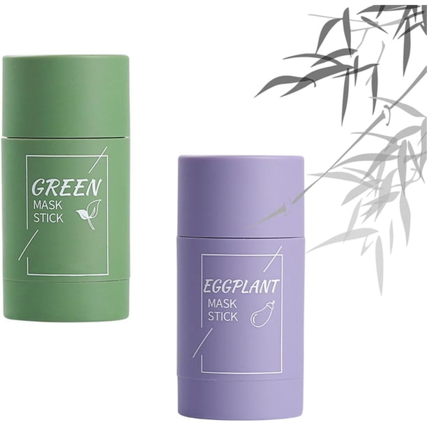 Mascarilla de té verde Juxek, removedor de puntos negros con extracto de té verde, mascarilla de arcilla verde para control de aceite, mascarilla de arcilla verde para control de aceite, hidratación y