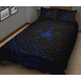thumbnail image 3 of Juego de Cama Colcha Islas Australes - Azul - Estilo Frida, 3 of 5