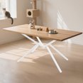 thumbnail image 6 of Metal Table Legs, Table Crossed-leg, Modern Table Legs For Glass, Marble, Or Wooden Tabletops, 6 of 16