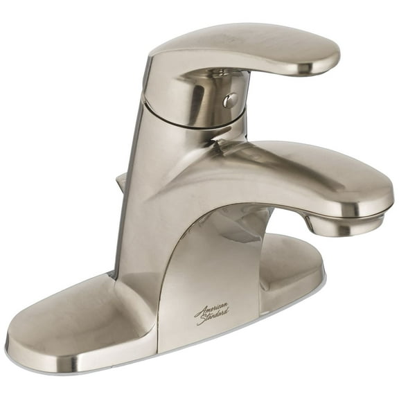 American Standard 7075.004 Colony Pro Centerset Single Handle Bathroom Faucet - Nickel