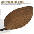 thumbnail image 3 of Ventilador de techo Kviflon Low Profile con luces y mando a distancia de 30 pulgadas, 3 of 9