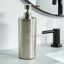 Better Homes & Gardens Hammered Metal Lotion Pump, Stainless