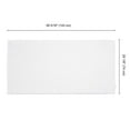 thumbnail image 6 of Aquaterior 29"x56" White Bath Towel Highly Absorbent Bathroom Hotel, 6 of 8