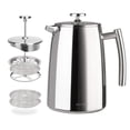 thumbnail image 1 of Secura French Press Coffee Maker, 34-Ounce, 304 Stainless Steel Insulated Coffee Press with Extra ScreenSecura French Press Coffee Maker, 34-Ounce, 3, 1 of 7