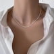 thumbnail image 3 of Gargantilla de color plata brillante para mujer, elegante collar de cadena de clavícula, ideal para fiestas, bodas, regalos de joyería, 3 of 5