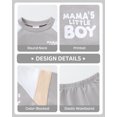 thumbnail image 6 of Toddler Baby Boy Clothes 18 Months Boys Fall Winter Outfits 24 Months Boys Long Sleeve Color-blocked Sweatshirt Pants 2PCS Clothing Set Gray, 6 of 6
