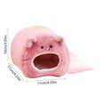 thumbnail image 3 of DAMAI Hamster Winter Warm Bed House - Cute Bear Designed with Bed Mat for Hamster Guinea Pig Chinchillas Hedgehog Squirrel and Other Small Furry Animals, 3 of 7