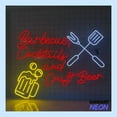 thumbnail image 3 of Handmadetneonsign Barbecue Cocktail And Craft Beer Neon Sign, BBQ Led Sign, Restaurant Wall Art Light, House Wall Decor 78115, 3 of 5
