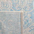 thumbnail image 6 of SAFAVIEH Beach House Jose Geometric Indoor/Outdoor Runner Rug Aqua/Cream, 2' x 8', 6 of 11
