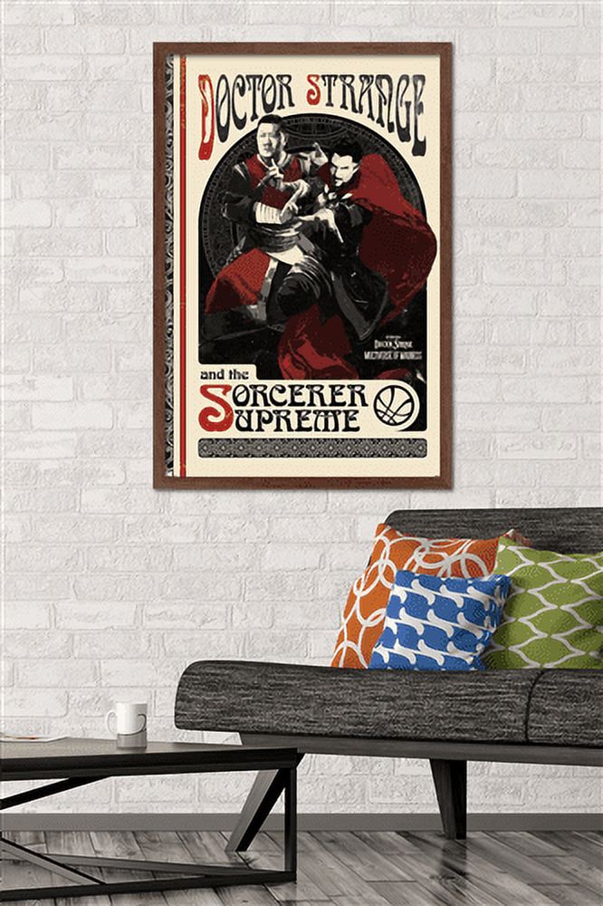 Marvel Doctor Strange in the Multiverse of Madness - Duo Wall Poster, 22.375" x 34", Framed