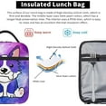 thumbnail image 4 of Galaxy Cute Dog Insulated Lunch Bag Lunch Box for, Bento Lunch Box Cooler Bag with Front Pocket for Women Men,Cute Lunch Tote Bag Lunchbox for Work/Office/Picnic, 4 of 10