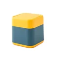 thumbnail image 1 of Small Waste Bins Desktop Garbage Basket Home Office Table Mini Trash Can with Lid Garbage Bin Household Sundries Barrel Box, 1 of 5