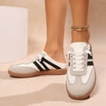 thumbnail image 2 of CHICVOMEY Women's Vintage Mules - Platform Slip-On Mules with Comfortable Sole - Retro Casual Walking Shoes for Campus Daily, 2 of 6