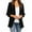 Black, variant on Siilsaa Women 3/4 Sleeve Blazer Open Front Cardigan Jacket Work Office Blazer Black,XL