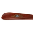 thumbnail image 4 of kusrkot Practical Shoehorn Wood Handle Shoe Lifter Spoon 22cm Light brown with shell, 4 of 8
