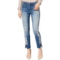 thumbnail image 2 of Vintage America Womens Wonderland Ankle Skinny Fit Jeans, Blue, 14, 2 of 2