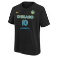thumbnail image 2 of Youth Nike Kamilla Cardoso Black Chicago Sky 2024 WNBA Draft Name & Number T-Shirt, 2 of 3