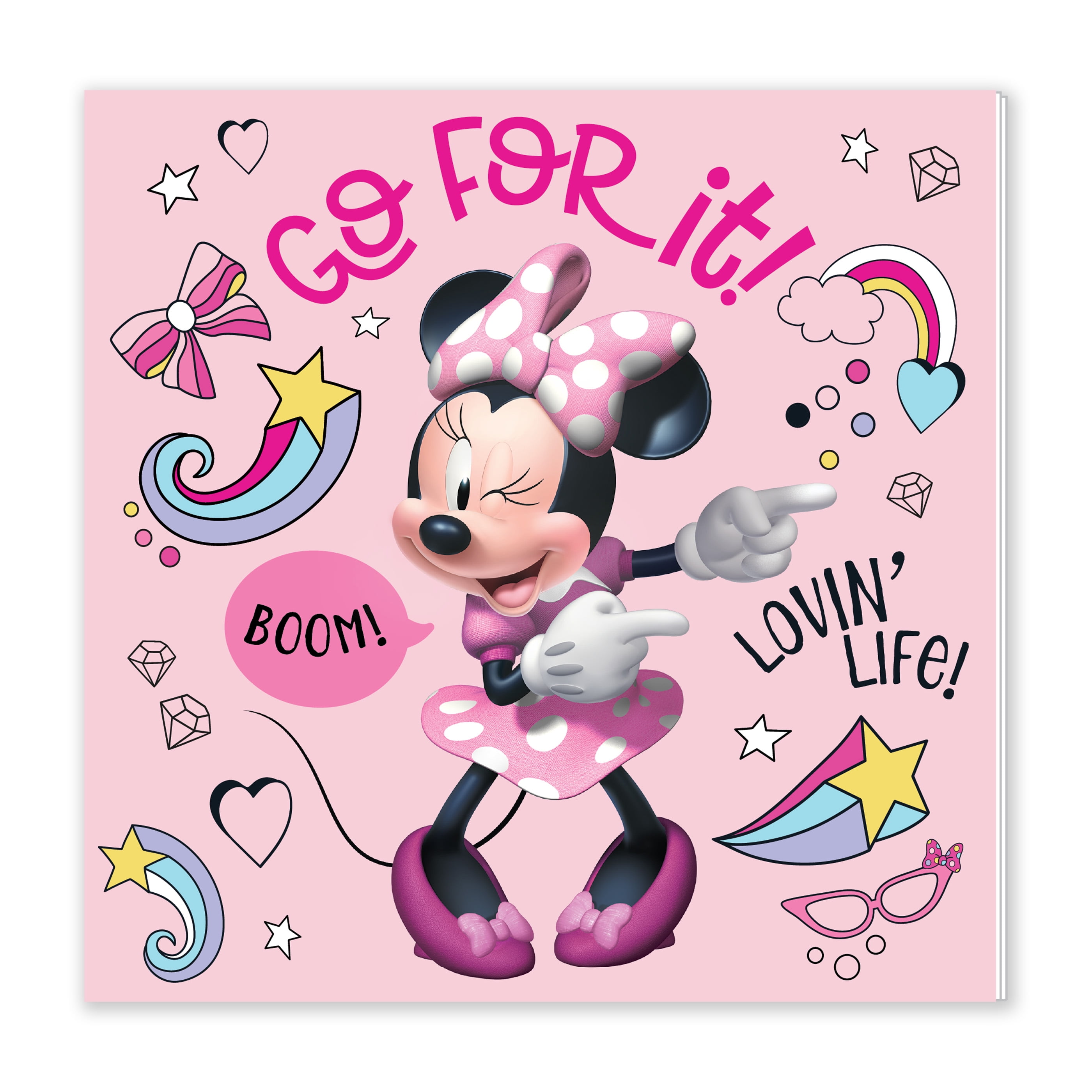 Disney Minnie Mouse Girls Art Kit with Stickers, Art Markers, Rolling Carrying Case 37 Piece Set