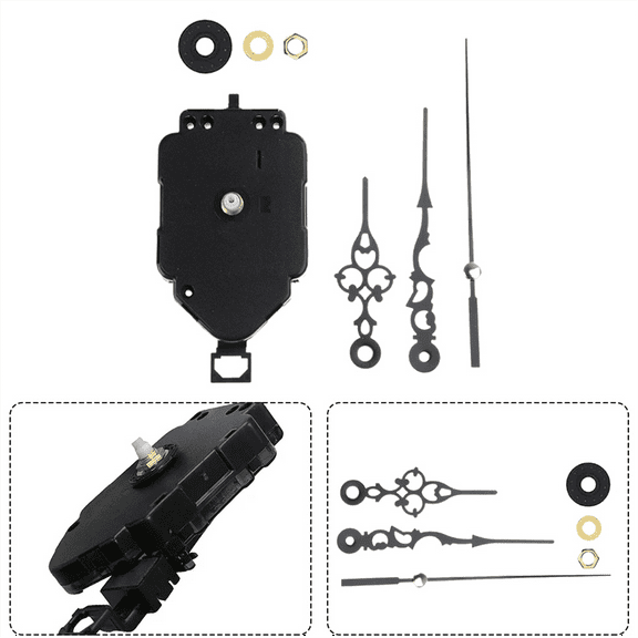 2 Set DIY Clock Movement Kit Oscillating Movement with Hands Quartz Clock Repair Parts Replacement Parts F