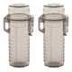 thumbnail image 1 of 2Pcs Lighter Case Waterproof Lighter Storage Container Plastic for Outdoor Camping Hiking Transparent Black, 1 of 4