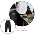 thumbnail image 2 of A Pair of Chef's Workwear Trousers  Breathable Material Chef Pants  Size L Black, 2 of 5