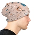 thumbnail image 6 of Beanie Hats for Men and Women, Cute Cat Fish Graffiti Patterns Adult Unisex Knit Hat Winter Warm Skull Cap, 6 of 7