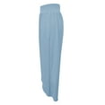 thumbnail image 4 of TYGHBN Fashion Slim High Waist Open High Fork Pants Europe and The United States Relaxed Casual Yoga Pants for Women Business Casual Cabana Pants Summer Pants Suits for Women Casual Loose Sweatpants, 4 of 5