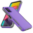 thumbnail image 5 of Samsung Galaxy A14 5G Case ,Sturdy Phone Case for Galaxy A14 2023 5G 6.6 inch ,Tekcoo Shockproof Protection Heavy Duty Armor Hard Plastic & Rubber Rugged Bumper 2-in-1 Case Cover -Purple, 5 of 9