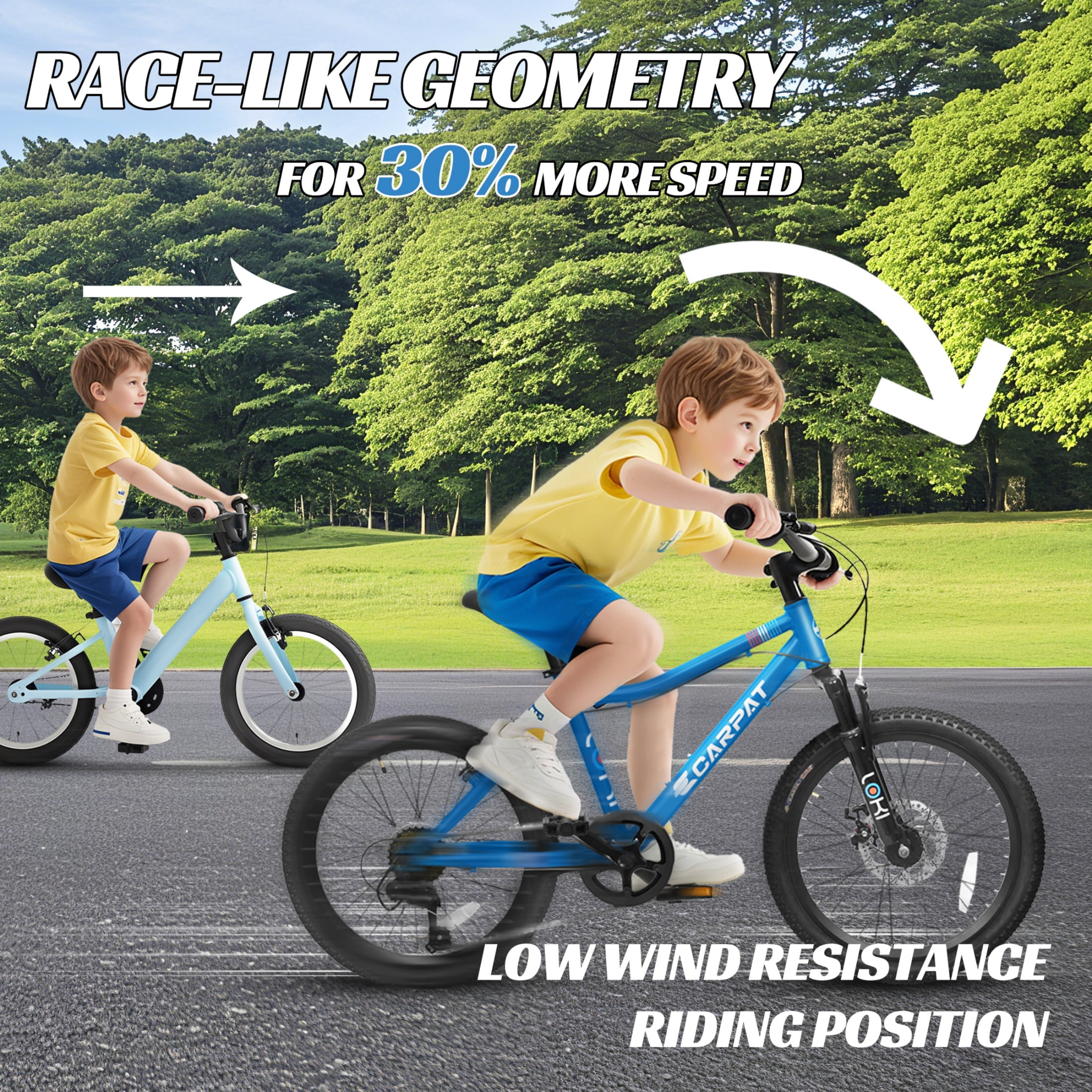 Nyddle 20 Inch Kids'Bike,Boys & Girls Mountain Bike for Ages 8-12,7-Speed Youth Bicycle,Front Suspension,Disc Brake & Rear V-Brake,High-Steel Frame,Blue