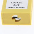 thumbnail image 3 of Fuerte, Firme, Multifunción, Bloqueo de Seguridad, , con Llave , Retención de Llaves, fuerte de caja, tres Amarillo, 3 of 9