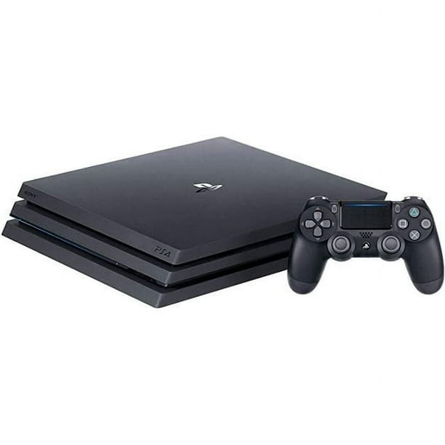 Refurbished Sony 9887652 PlayStation 4 Pro Console - Jet Black - 1TB
